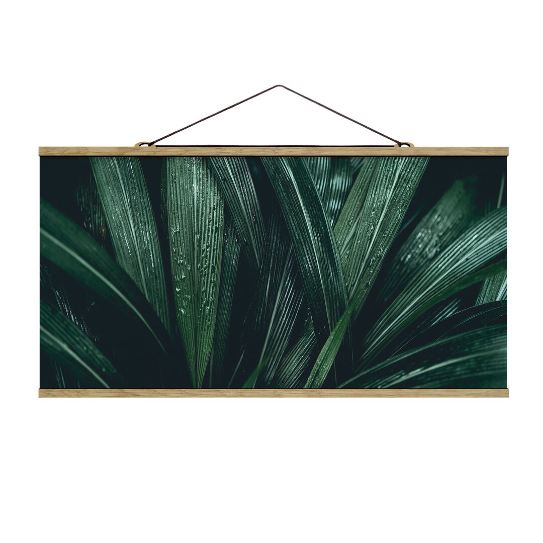 Stoffbild Green Palm Leaves