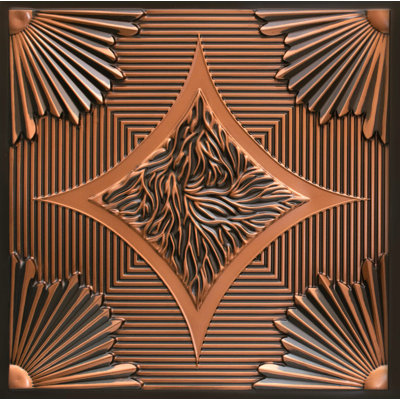 Sunset Boulevard 2 Ft. X 2 Ft. Drop-In Or Glue-Up PVC Ceiling Tile