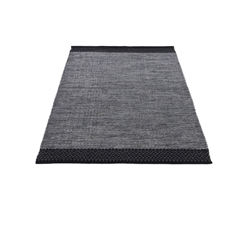 Kilim Mia Hand Woven Flatweave Cotton Grey Rug, Rectangle 240 x 340cm