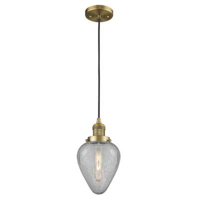 Luminaire suspendu géométrique 1 lumière Shauna