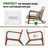 Jabarius Faux Leather Armchair-224800018