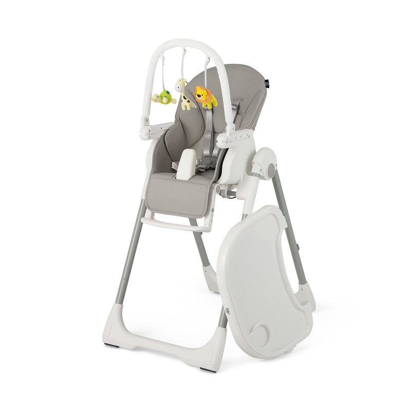 High Chair, Grey/White