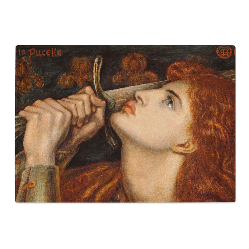 Joan of Arc by Dante Gabriel Rossetti Chopping Board, 0.4cm H x 20cm W x 28.5cm L