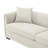 Elegant Upholstered Sofa With Solid Wood Legs