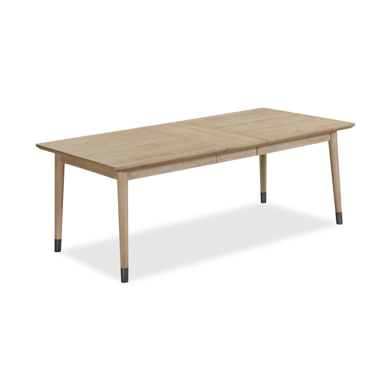 Extendable White Oak Dining Table In Au Natural