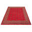 Tapis rouge 6 pi 5 po x 9 pi 1 po Finha Peshawar Bokhara