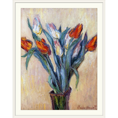 Classic Art Tulips by Claude Monet Print