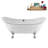 71" Streamline Clawfoot Tub,Tray,Drain and Clawfeet-101628944-102360904