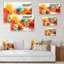 «Multicolor Summer Flowers Grunge Art», reproduction sur toile flottante-1003739584-1003739589