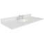 Dessus de salle de bain simple 49 po meuble-lavabo