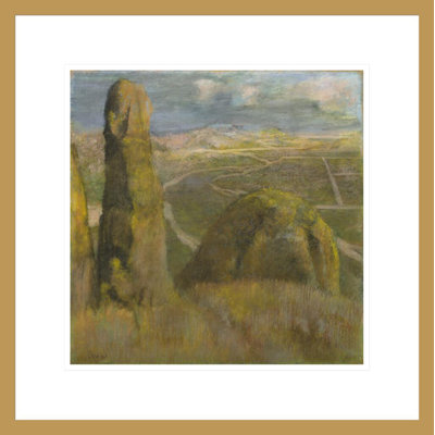 Landscape by Edgar Degas -Framed Giclee Print