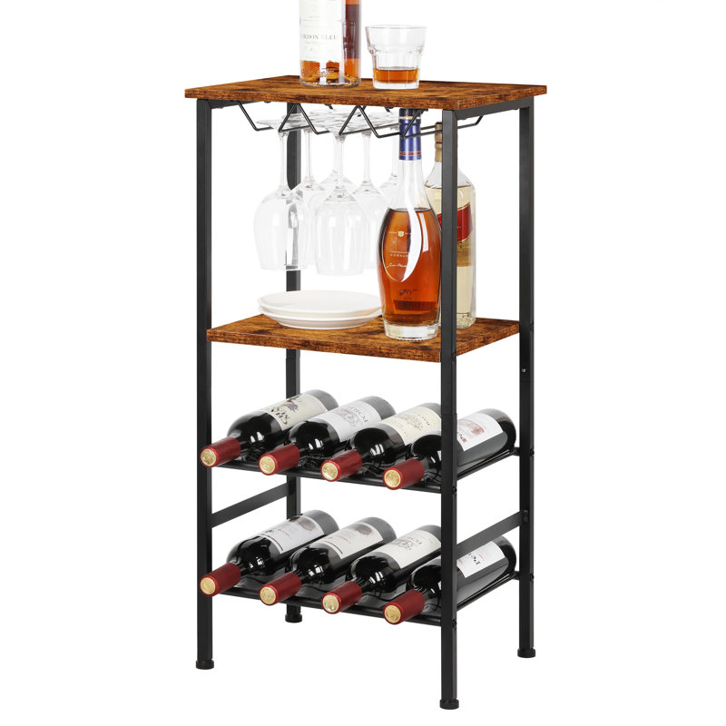 Wine Bottle Rack Brown