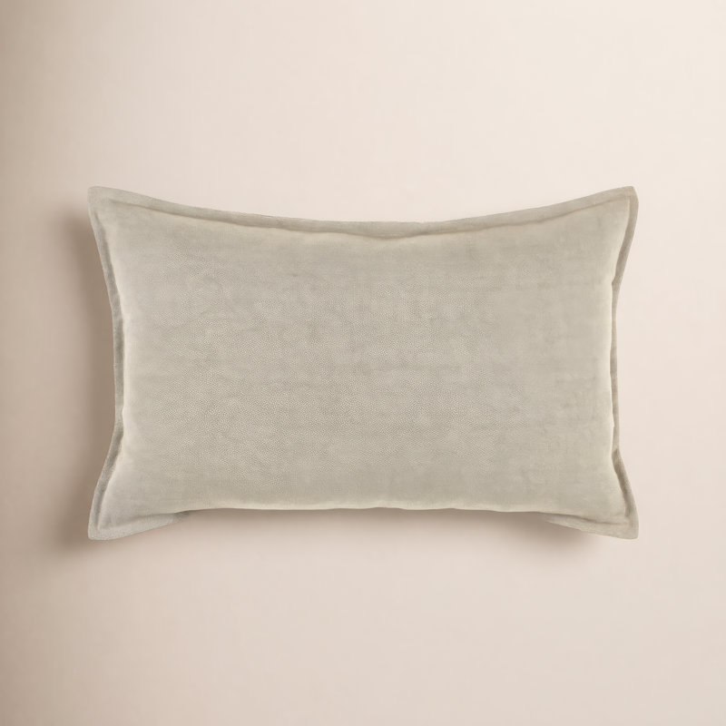 Placide Cotton Blend Reversible Throw Pillow, Down
