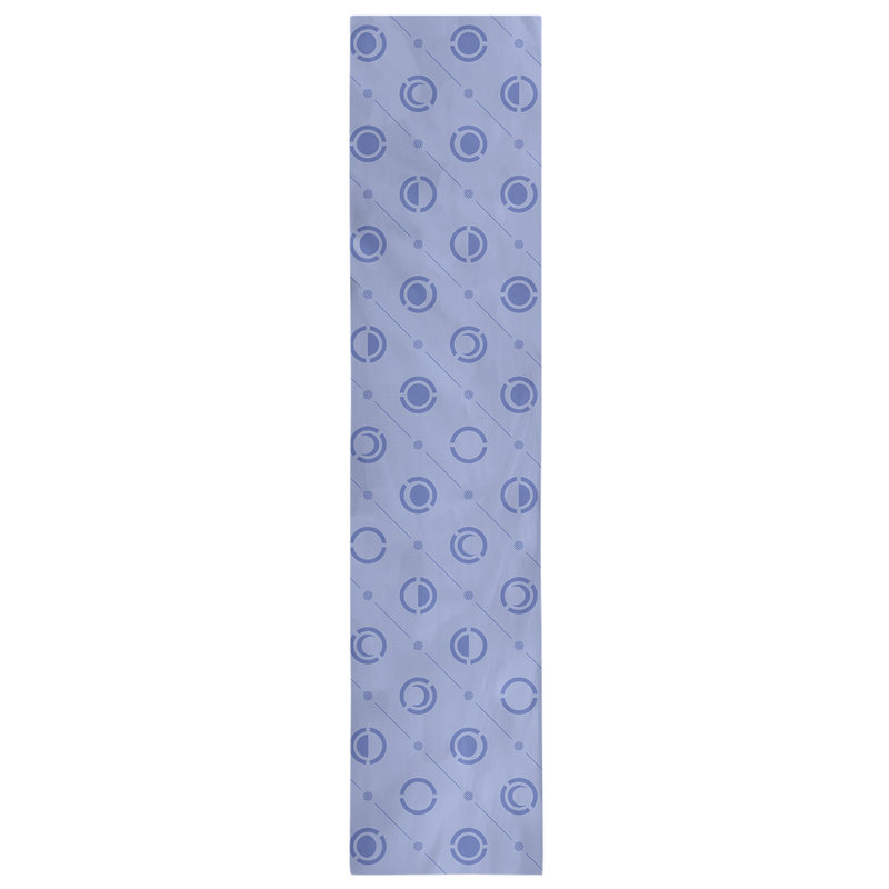 Classic Moon Phases Table Runner, 16" x 72", Baby Blue