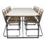 Deandre 6 - Person Patio Dining Set with Rectangular Table