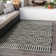 Black Dalyan Indoor/Outdoor Trellis Rug