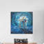 Iris scott, reproduction d’art sur toile tendue en bleu-72655297-72655298-72655299