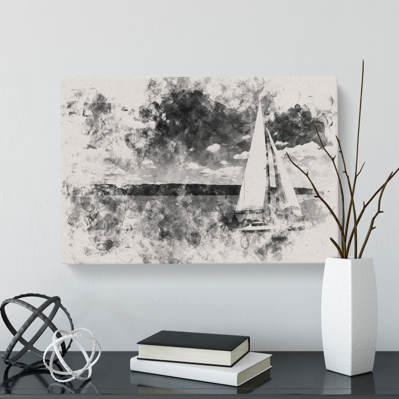 Sailing Boat Vol.3 - Wrapped Canvas Print, 40cm H x 60cm W x 3cm D