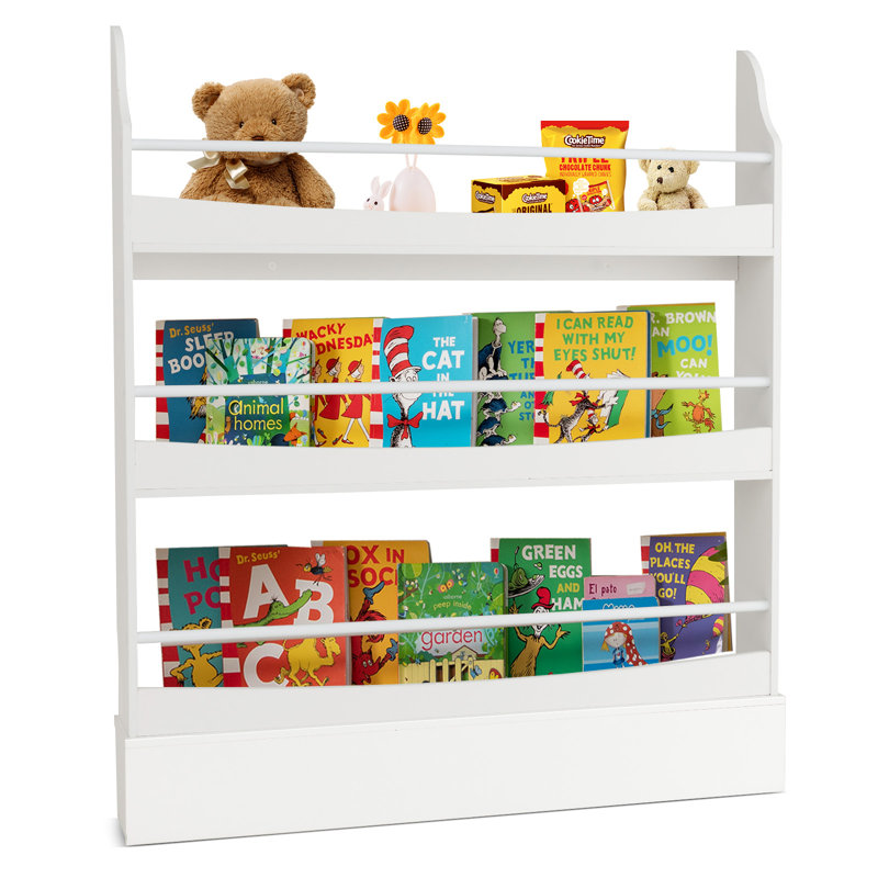 Kates 144cm H X 98cm W No Subject Standard Kids Bookcase, White