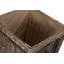 Square Rope Handled Wicker Storage Basket