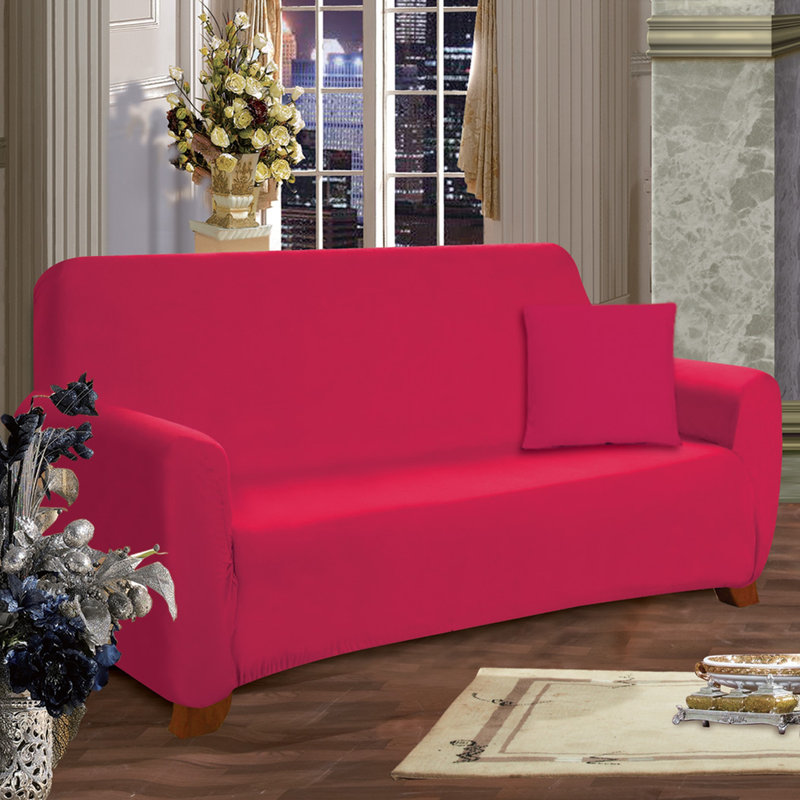 Housse pour causeuse à coussins carrés, Rubis