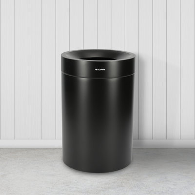 50 Gallon Stainless Steel Trash Can with Liner