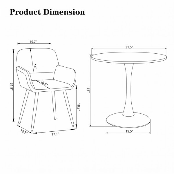 Dimensions du produit