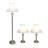 Ensemble lampes de table et sur pied 3 pièces