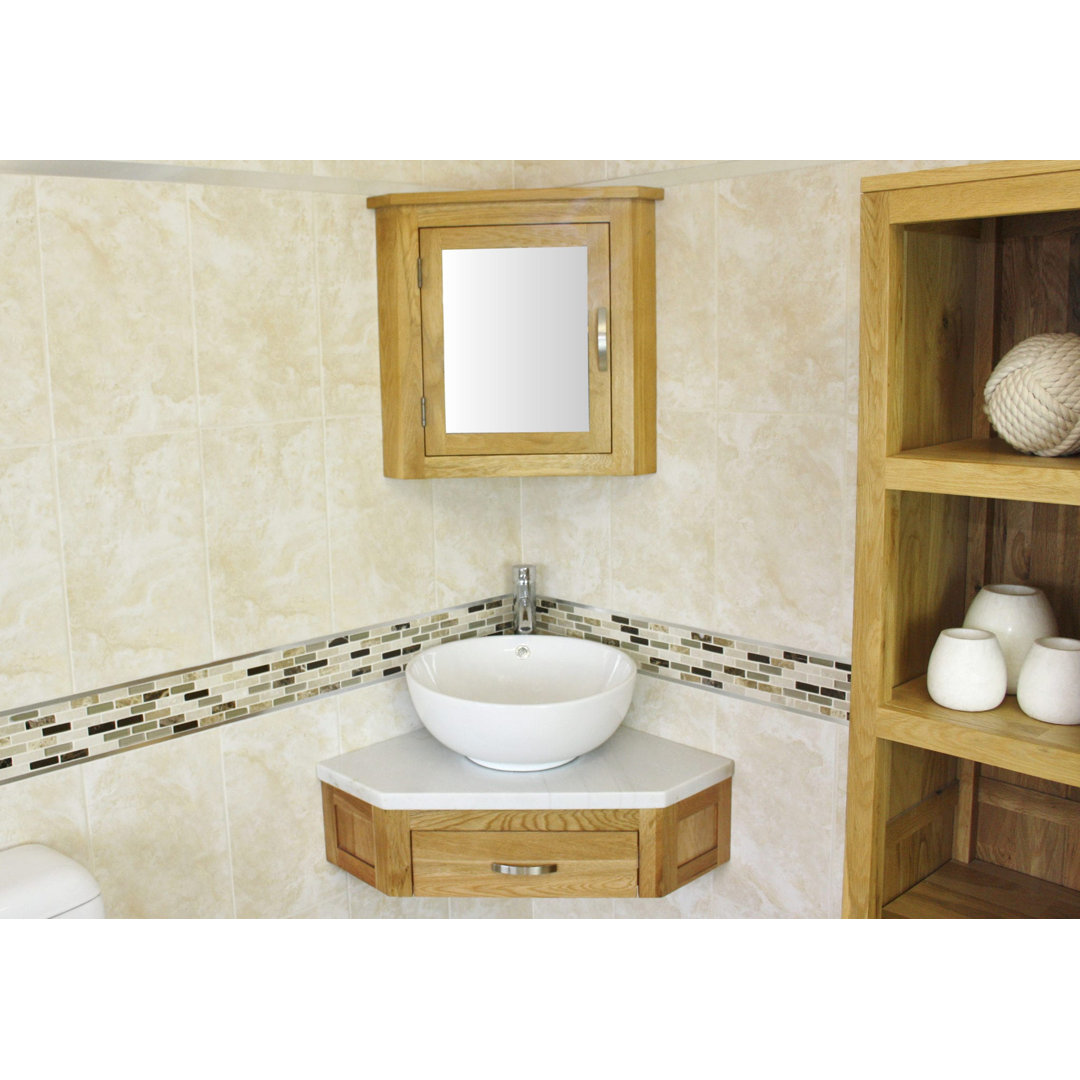 Covarrubias 550mm Single Bathroom Vanity with Vessel Ceramic Basin