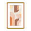Abstract Retro Geometric by  - Picture Frame Graphic Art on Paper-81387122-131292501-131292502