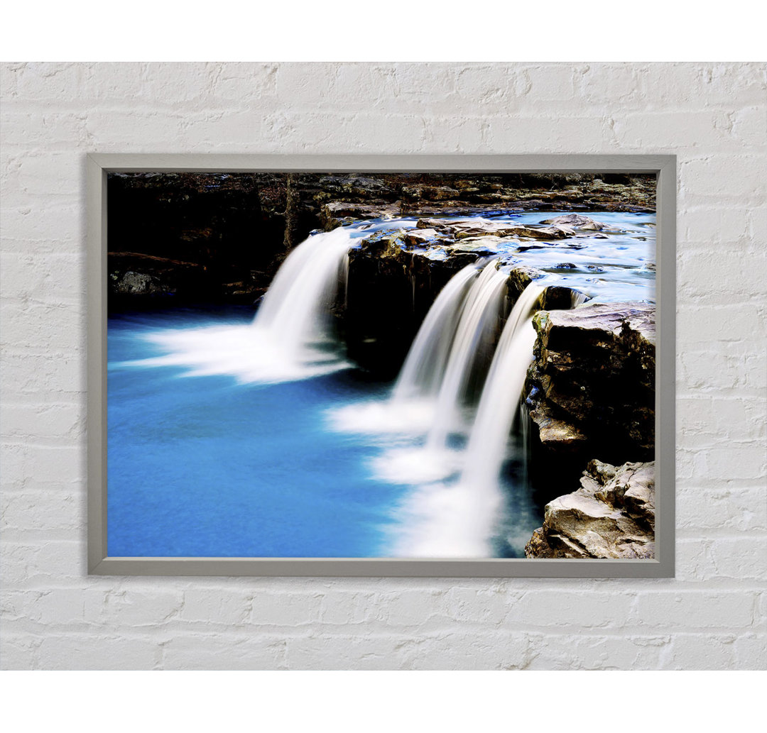 Flow Of The Waterfall - Einzelne Bilderrahmen Kunstdrucke auf Leinwand