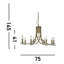 Pamelia 8 - Light Candle Style Chandelier-1812647589