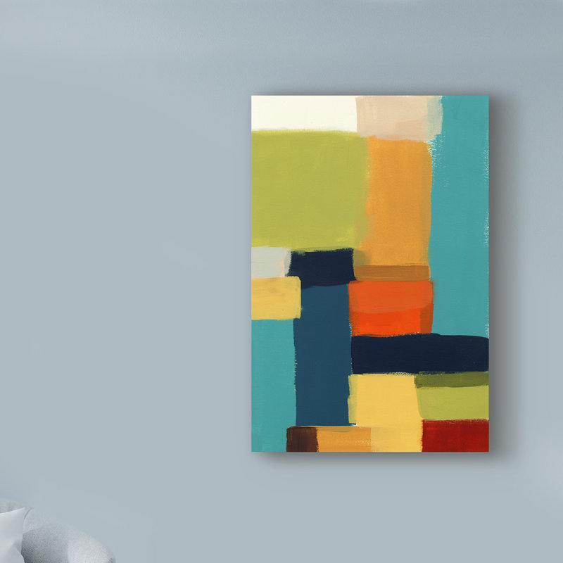 « metro palette ii », reproduction de peinture à l’acrylique sur toile tendue, H 19 po x l 12 po x P 2 po