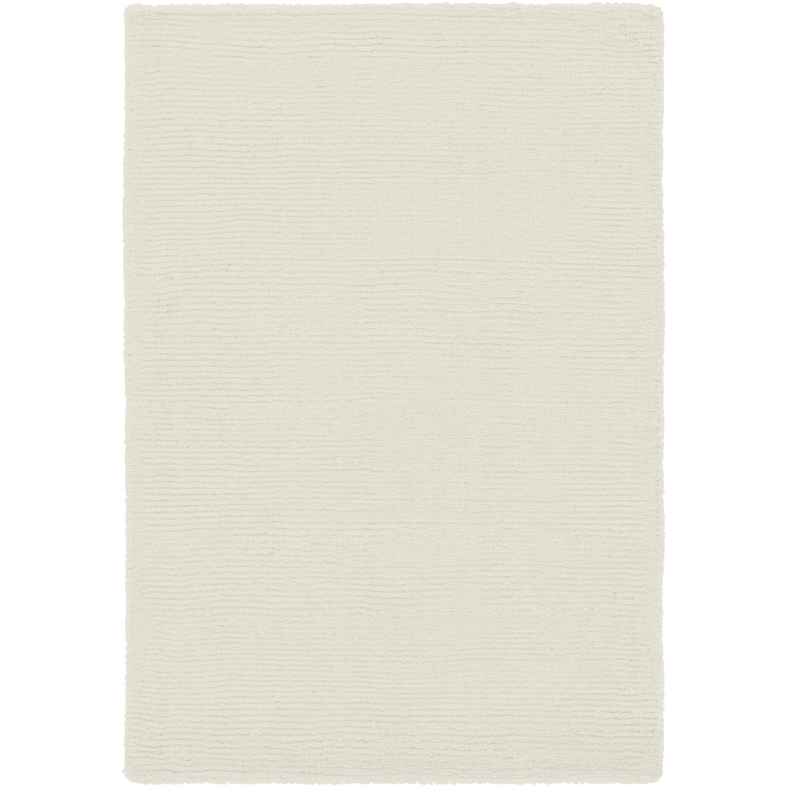 Crowe Light Beige Hand-Loomed Wool Rug, Rectangle 3'3" x 5'3"