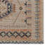 Tapis oriental rectangulaire en polyester tissé à la machine ivoire / terre cuite Presli-1669618977