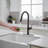 Single Handle Pull Down Sprayer Kitchen Faucet-108535343