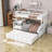 Greylin Kids Twin Over Full Bunk Bed with Trundle with Drawers-1666647547