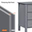 Ezell 40cm W Manufactured Wood Bedside Table
