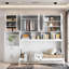 Lit escamotable simple de taille simple avec garde-robe et 2 tiroirs de rangement, configuration d'armoire gauche / droite personnalisable, lit mural sans sommier-6055493