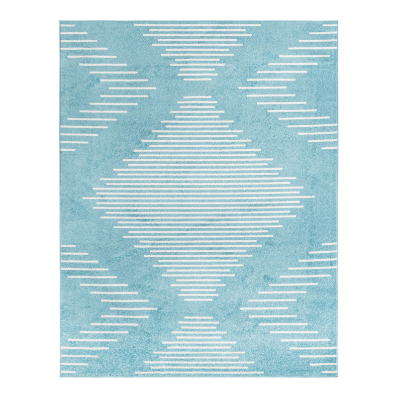 Katlain Geometric Indoor Rug, Rectangle 7'1" x 10'