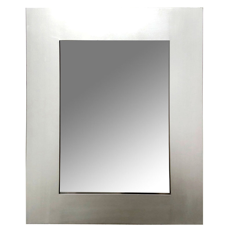 Klarrissa Wood Flat Wall Mirror