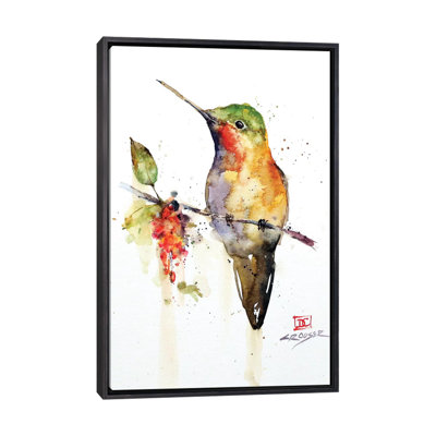 Colibri sur une branche - impression