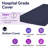 ProHeal Max-Density Pressure Redistribution Foam Mattress with Protective Raised Rails - 36" x 76"