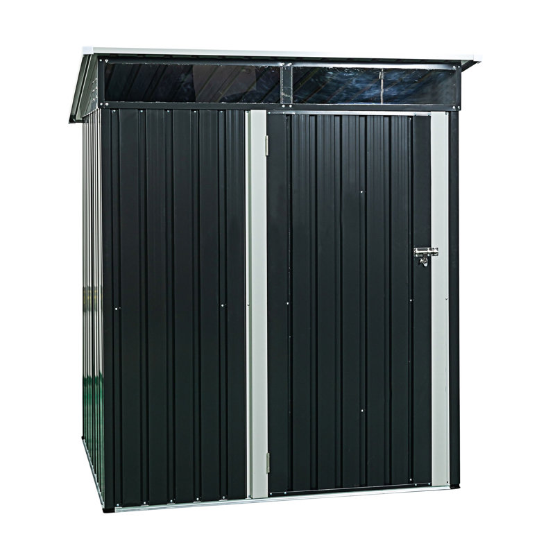Remise de rangement extérieure 5 pi x 3 pi, Noir