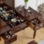 Coiffeuse avec miroir, 5 tiroirs, 1 chaise