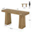 Table de bar 63 pouces avec plateau de table épais et base robuste-2106714906-2106714905