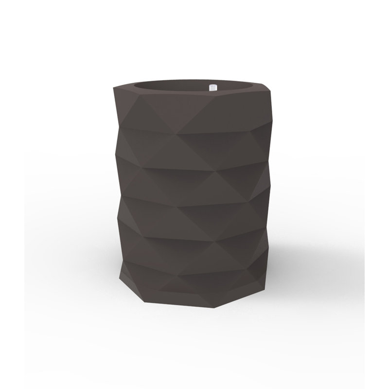 Marquis Resin Pot Planter, Bronze, 40.5" H x 31.5" W x 31.5" D