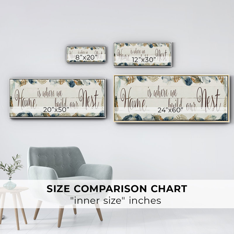 Home Nest- Framed Canvas