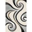 Tapis gris / taupe à motif abstrait 3D Chevonne Premium-1572493912