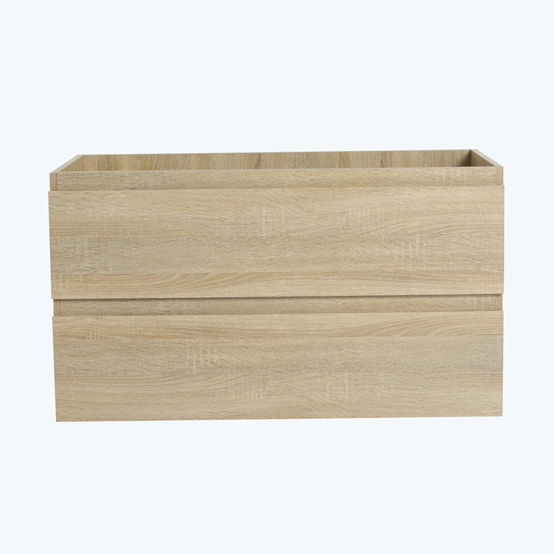 35.19'' Wall Mounted Single Bathroom Vanity Base Only